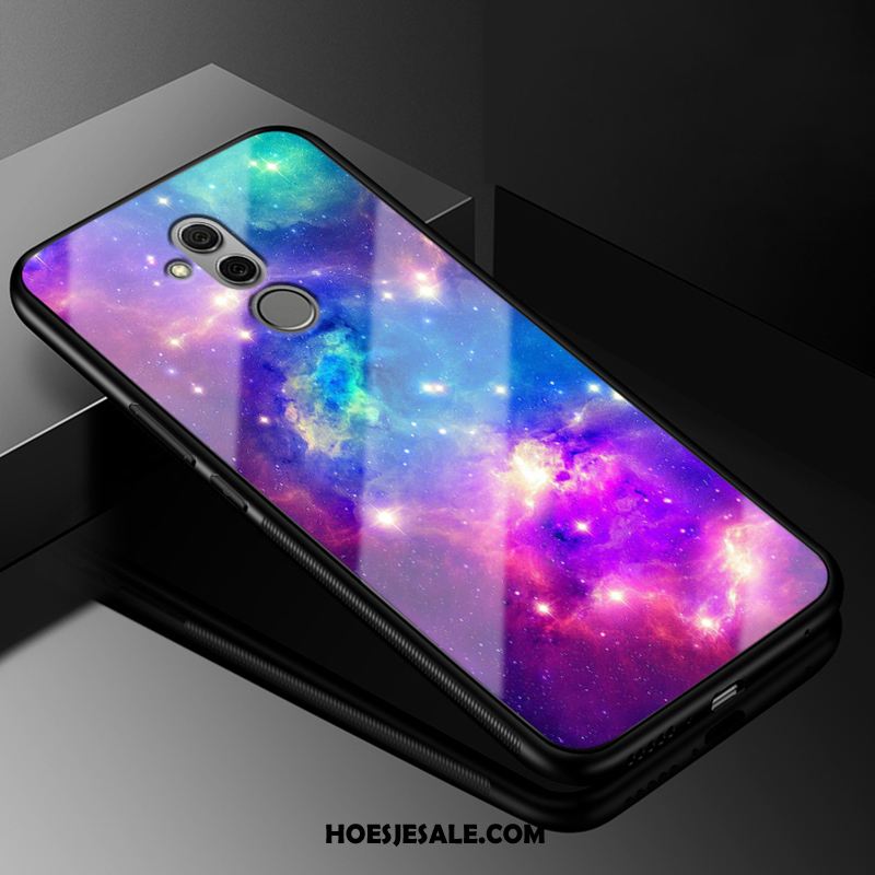 Huawei Mate 20 Lite Hoesje Bescherming Mobiele Telefoon Blauw Scheppend Anti-fall Winkel