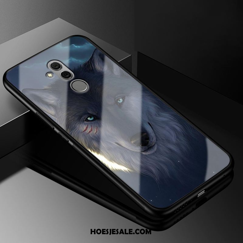 Huawei Mate 20 Lite Hoesje Bescherming Mobiele Telefoon Blauw Scheppend Anti-fall Winkel