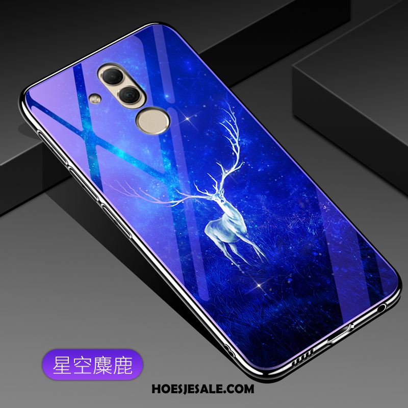 Huawei Mate 20 Lite Hoesje Hoes Glas Trend Bescherming Anti-fall Sale