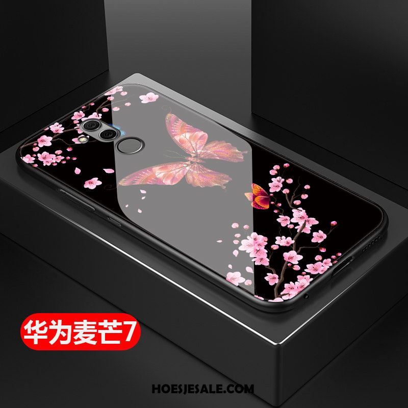 Huawei Mate 20 Lite Hoesje Mobiele Telefoon Bloemen Bescherming Persoonlijk Glas Korting