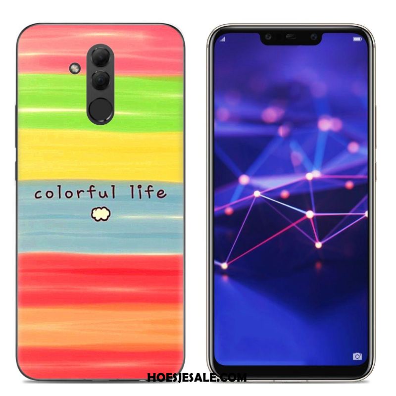 Huawei Mate 20 Lite Hoesje Spotprent Blauw Scheppend Mobiele Telefoon Hoes Online