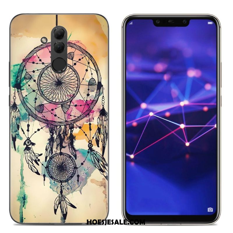 Huawei Mate 20 Lite Hoesje Spotprent Blauw Scheppend Mobiele Telefoon Hoes Online