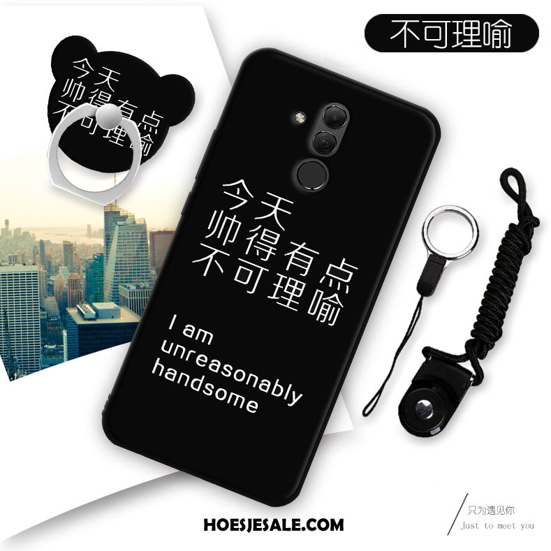 Huawei Mate 20 Lite Hoesje Zwart Hoes Zacht Mobiele Telefoon Anti-fall Sale