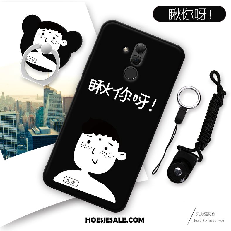 Huawei Mate 20 Lite Hoesje Zwart Hoes Zacht Mobiele Telefoon Anti-fall Sale