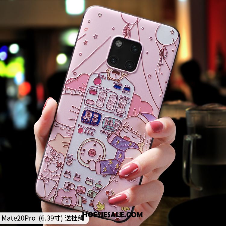 Huawei Mate 20 Pro Hoesje Bescherming Net Red Mobiele Telefoon Roze Persoonlijk Sale