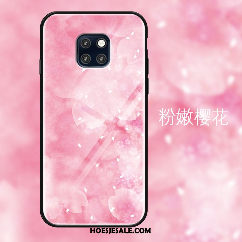 Huawei Mate 20 Pro Hoesje Bescherming Roze Anti-fall Hanger Mobiele Telefoon Goedkoop