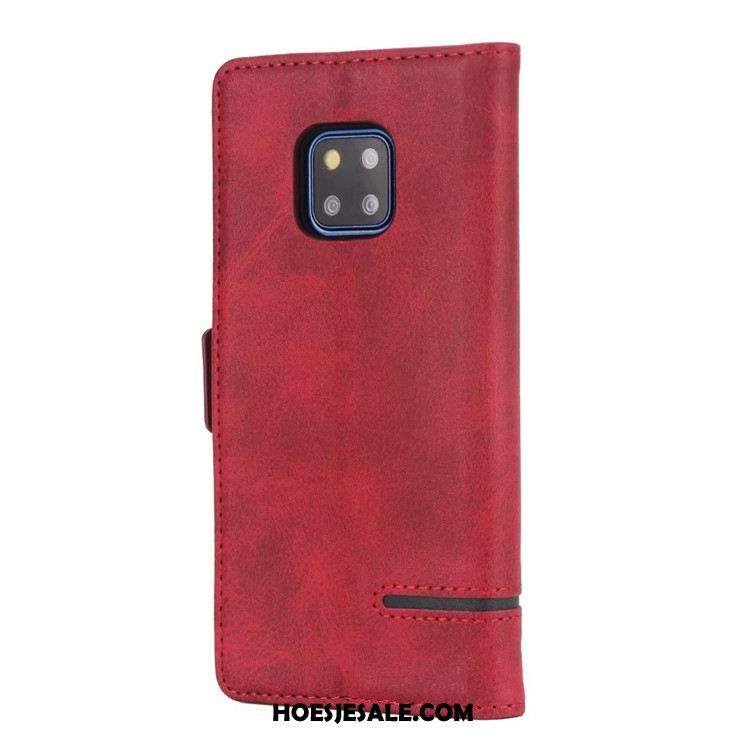 Huawei Mate 20 Pro Hoesje Eenvoudige Portemonnee Folio Anti-fall Mobiele Telefoon Goedkoop