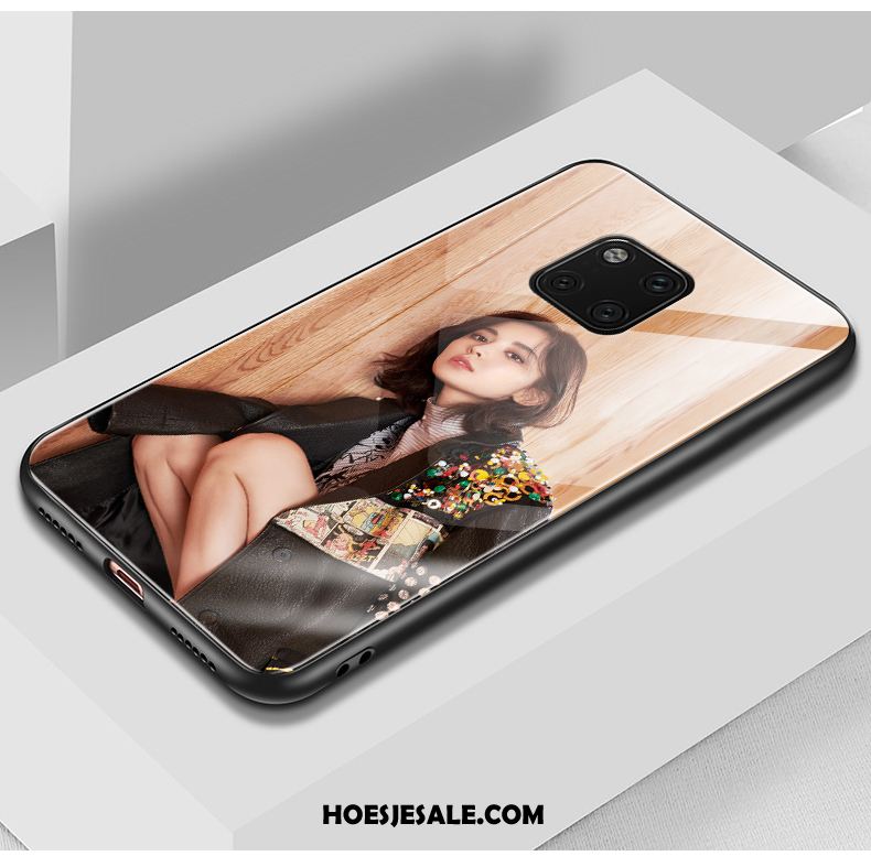 Huawei Mate 20 Pro Hoesje Glas Hoes Spiegel Patroon Mobiele Telefoon Sale