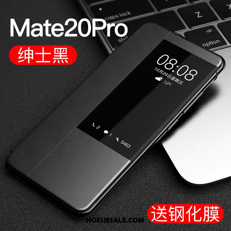 Huawei Mate 20 Pro Hoesje Hoes Echte Rose Goud Anti-fall Skärmskydd Kopen