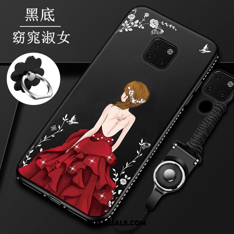 Huawei Mate 20 Pro Hoesje Hoes Mobiele Telefoon Bescherming Rood Schrobben Sale