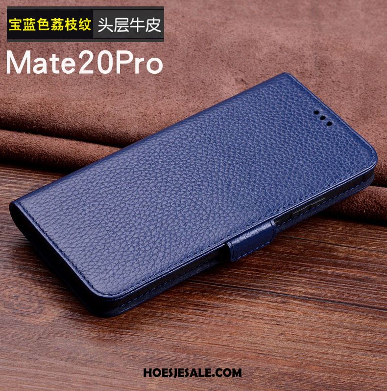 Huawei Mate 20 Pro Hoesje Leren Etui Echt Leer Mini Mobiele Telefoon Krokodillenleer Aanbiedingen