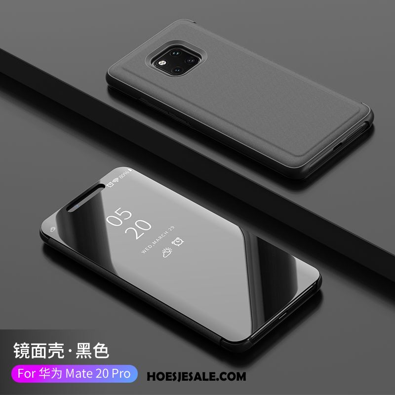 Huawei Mate 20 Pro Hoesje Purper Persoonlijk Mobiele Telefoon Anti-fall Folio Goedkoop
