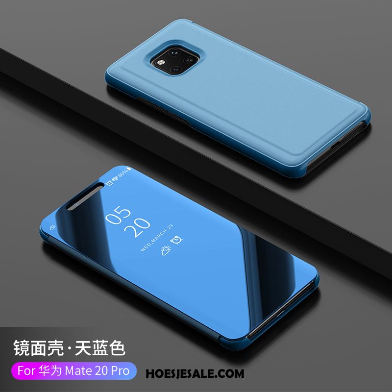 Huawei Mate 20 Pro Hoesje Purper Persoonlijk Mobiele Telefoon Anti-fall Folio Goedkoop