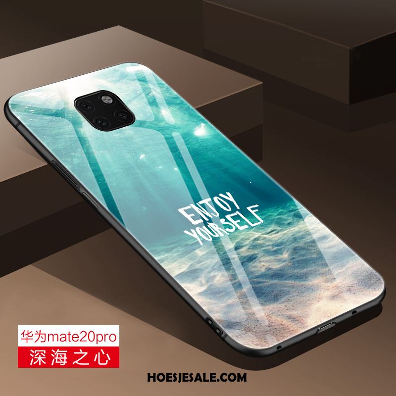 Huawei Mate 20 Pro Hoesje Siliconen Anti-fall Trend Nieuw Grijs Goedkoop