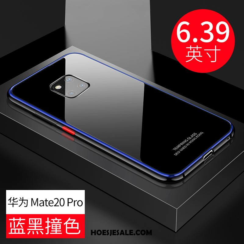 Huawei Mate 20 Pro Hoesje Wit Omlijsting Hoes Metaal Persoonlijk