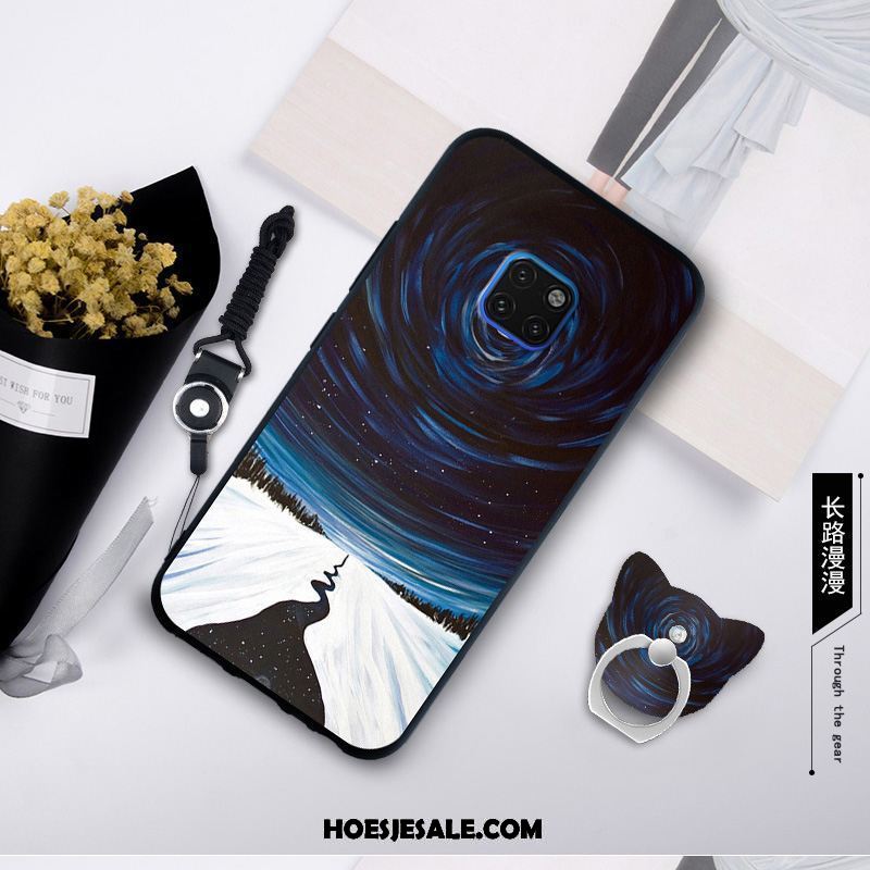 Huawei Mate 20 Rs Hoesje Blauw Siliconen Persoonlijk Trendy Merk Mobiele Telefoon Sale