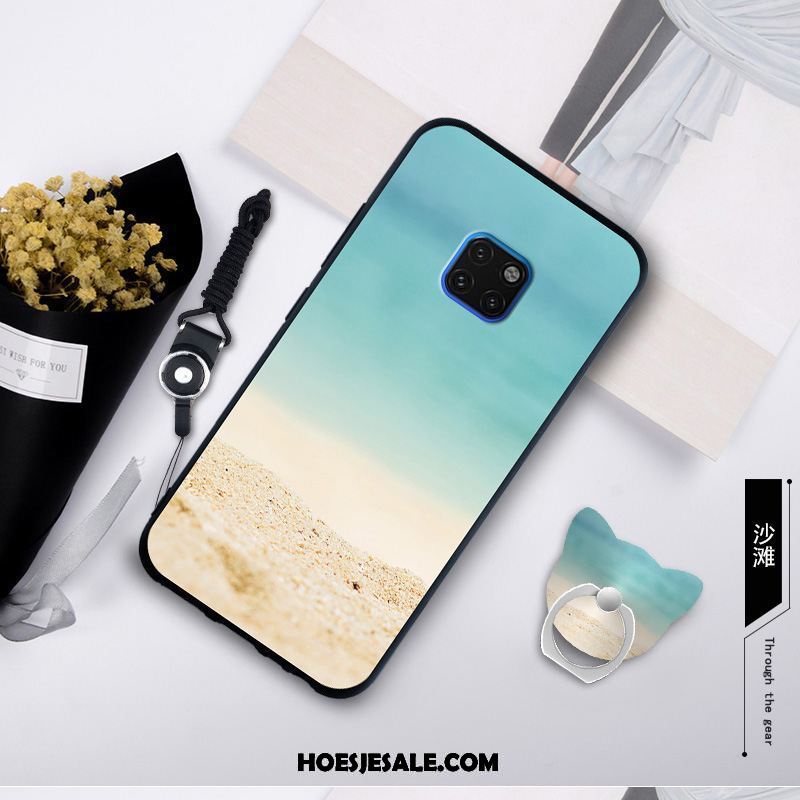 Huawei Mate 20 Rs Hoesje Blauw Siliconen Persoonlijk Trendy Merk Mobiele Telefoon Sale