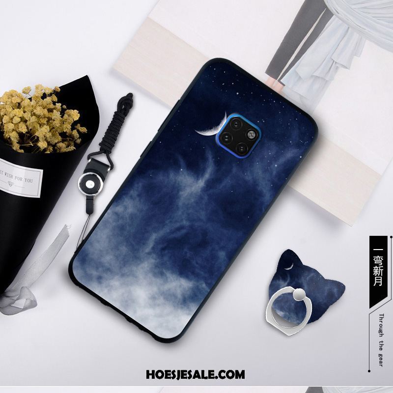 Huawei Mate 20 Rs Hoesje Blauw Siliconen Persoonlijk Trendy Merk Mobiele Telefoon Sale