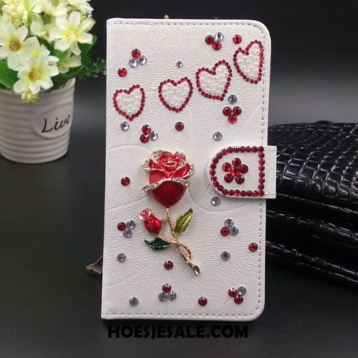 Huawei Mate 20 Rs Hoesje Folio Rood Mobiele Telefoon Mini Met Strass Online