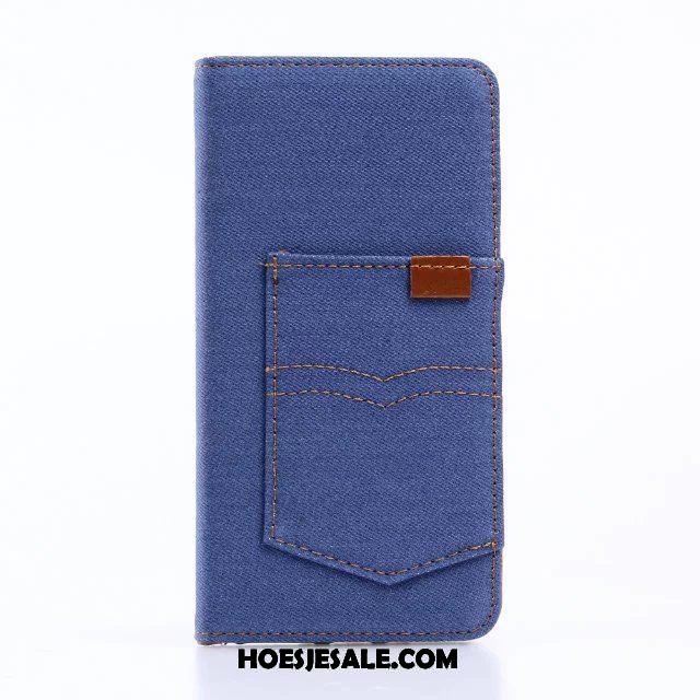 Huawei Mate 20 Rs Hoesje Leren Etui Folio Bescherming Blauw Mobiele Telefoon Kopen