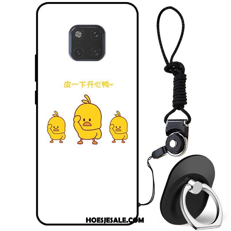 Huawei Mate 20 Rs Hoesje Siliconen Wit Mobiele Telefoon Mini Eend Winkel