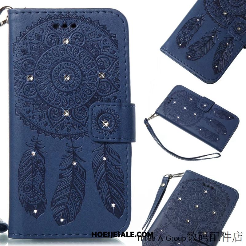 Huawei Mate 20 Rs Hoesje Zacht Met Strass Leren Etui Trend Bescherming Korting