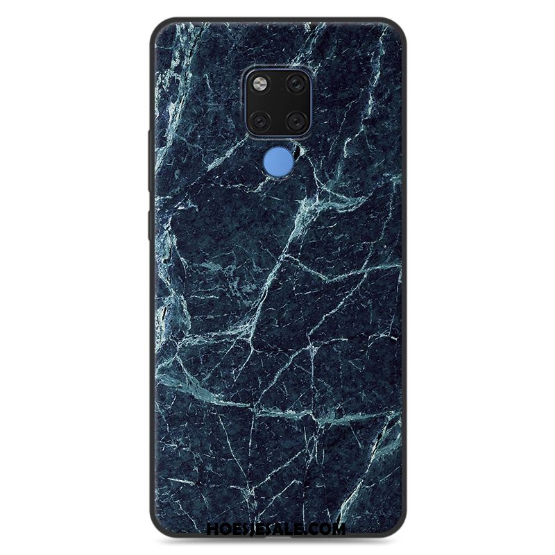 Huawei Mate 20 X Hoesje All Inclusive Eenvoudige Houtnerf Mobiele Telefoon Siliconen Goedkoop