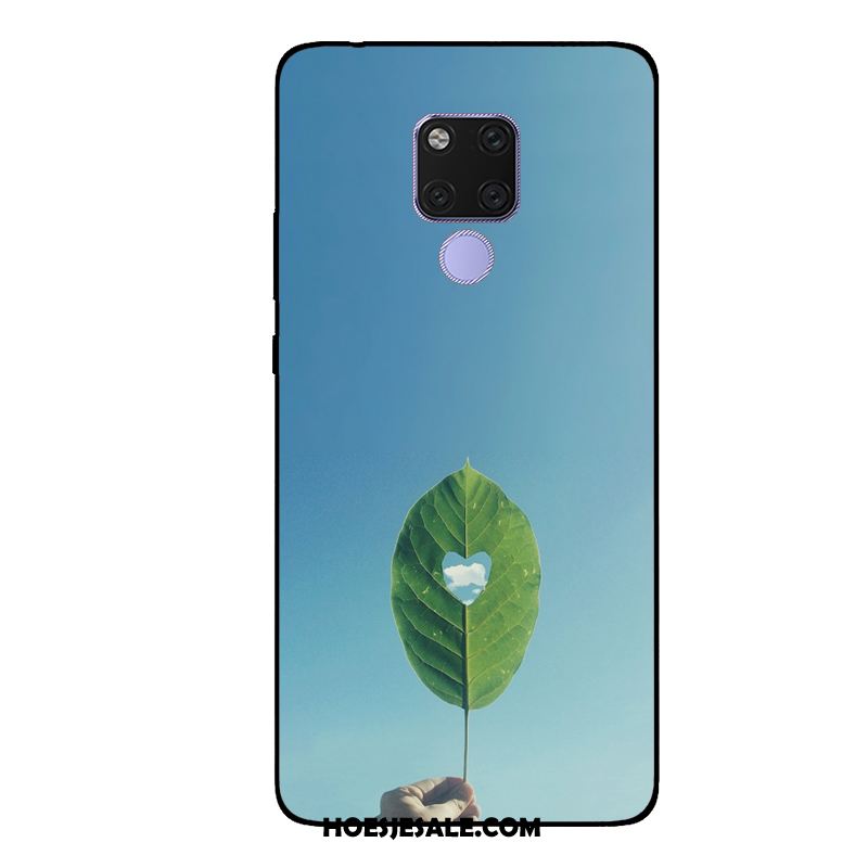 Huawei Mate 20 X Hoesje Bescherming Groen Schrobben Pas Hoes Online