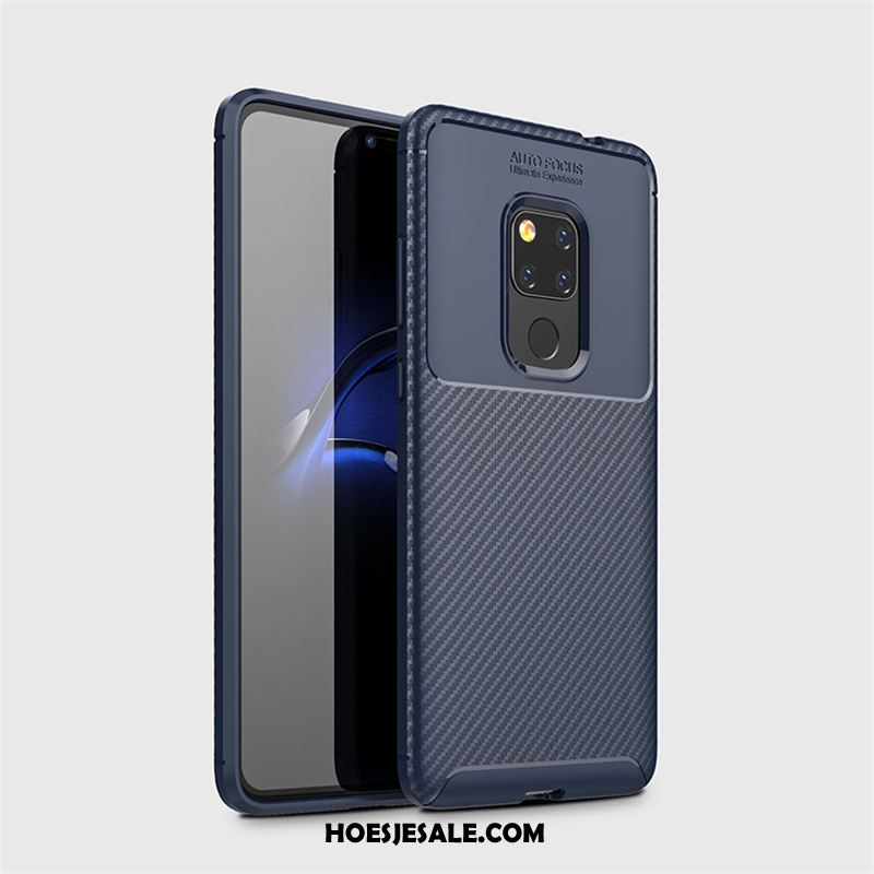 Huawei Mate 20 X Hoesje Diepe Kleur Zacht Fiber Jeugd Mobiele Telefoon Goedkoop