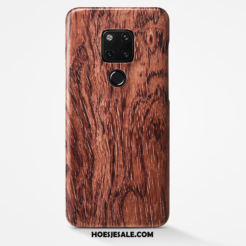 Huawei Mate 20 X Hoesje Eenvoudig Hout Bloemen Trendy Merk All Inclusive Goedkoop