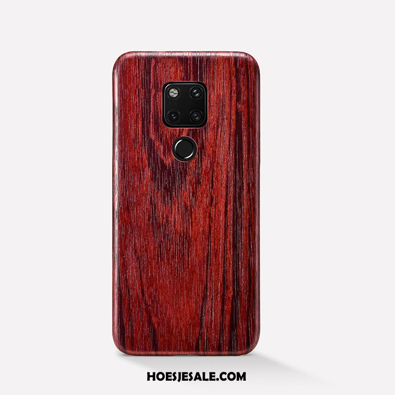 Huawei Mate 20 X Hoesje Eenvoudig Hout Bloemen Trendy Merk All Inclusive Goedkoop