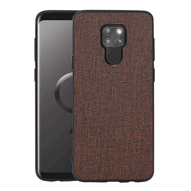 Huawei Mate 20 X Hoesje Leren Etui Achterklep Patroon Hoes Zacht Goedkoop