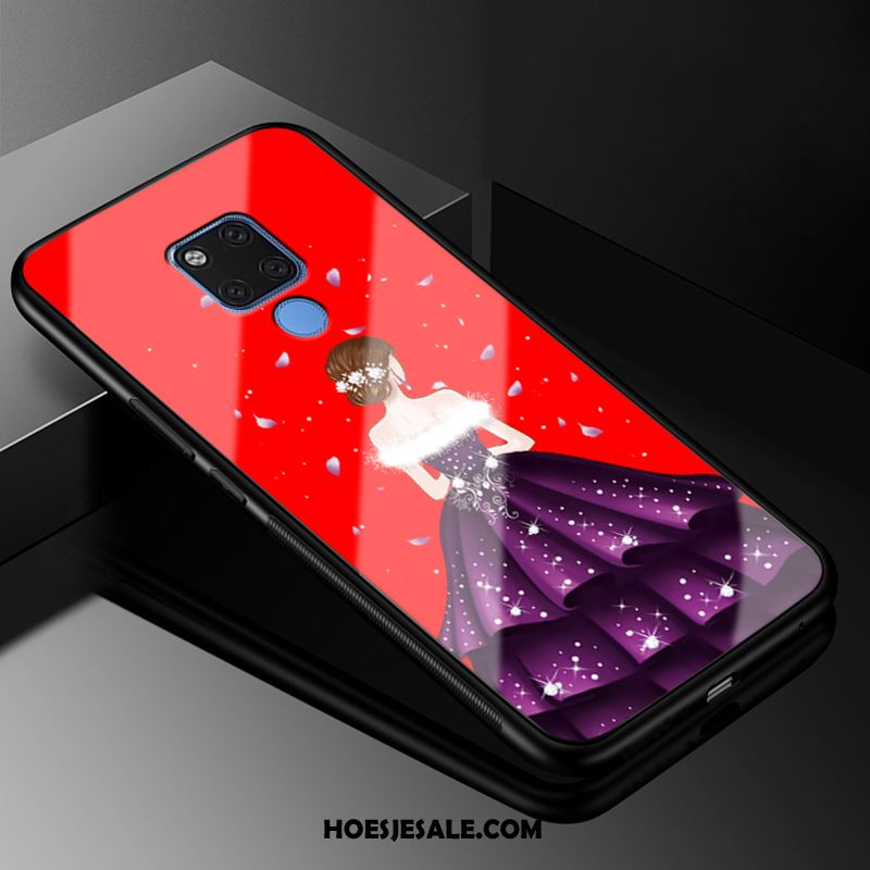 Huawei Mate 20 X Hoesje Scheppend Bescherming Glas Hard Siliconen Korting