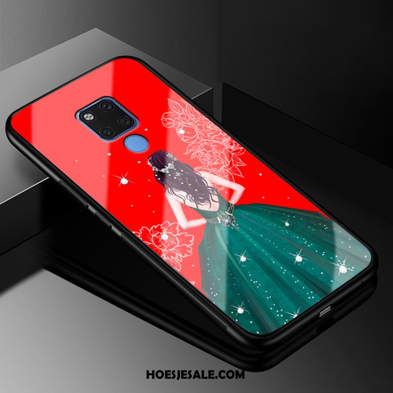 Huawei Mate 20 X Hoesje Scheppend Bescherming Glas Hard Siliconen Korting