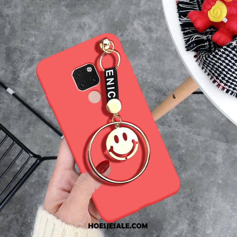 Huawei Mate 20 X Hoesje Smiley Mobiele Telefoon Zacht Metaal Trend Goedkoop