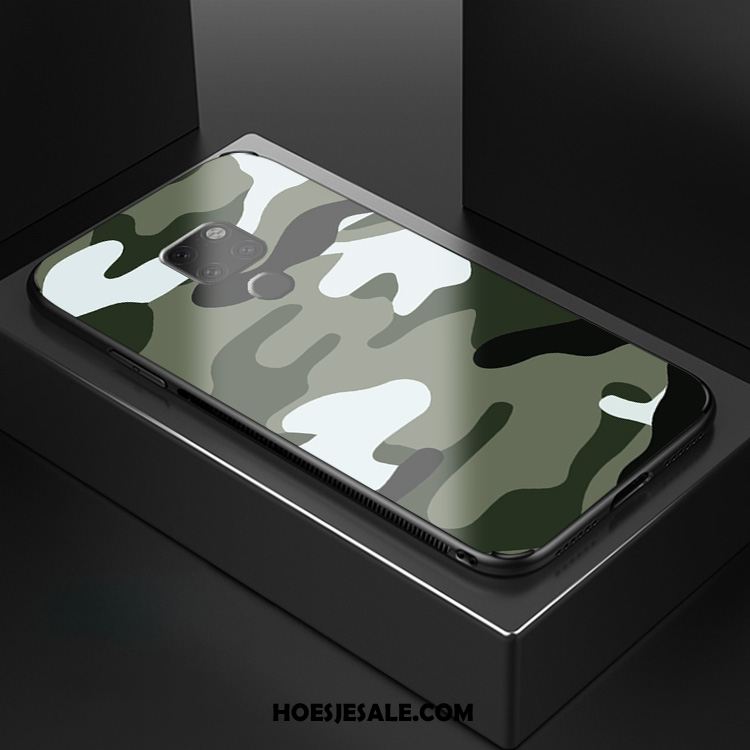 Huawei Mate 20 X Hoesje Trend Camouflage Groen Spiegel Koel Goedkoop