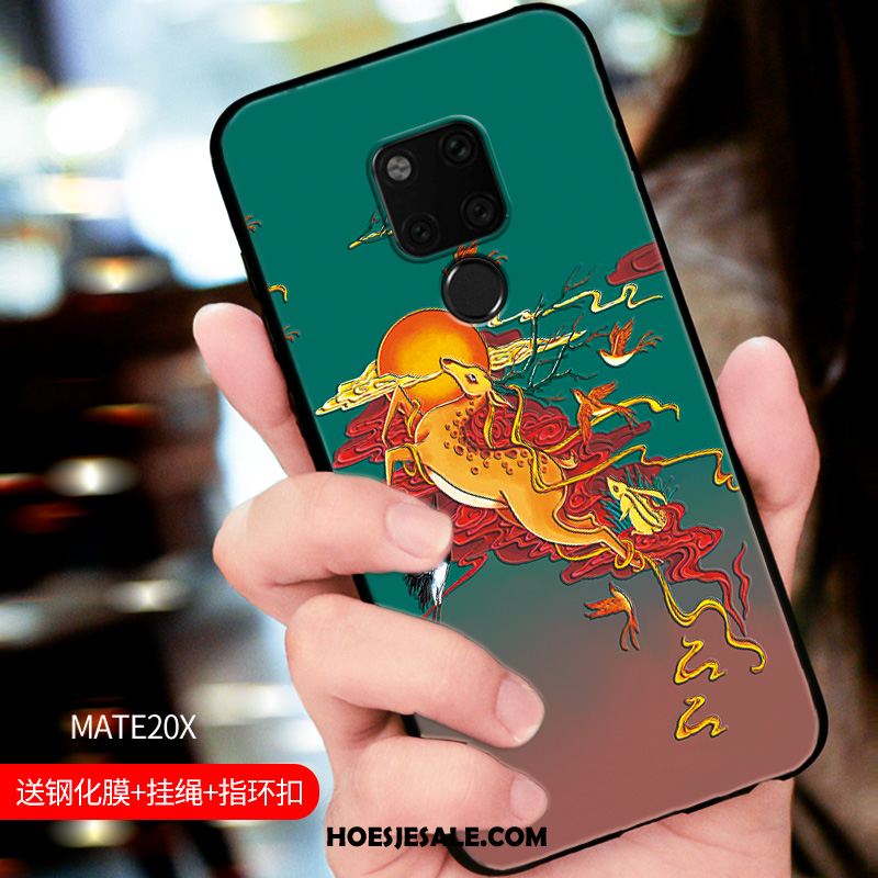 Huawei Mate 20 X Hoesje Zacht Dun Trend Hanger All Inclusive Korting