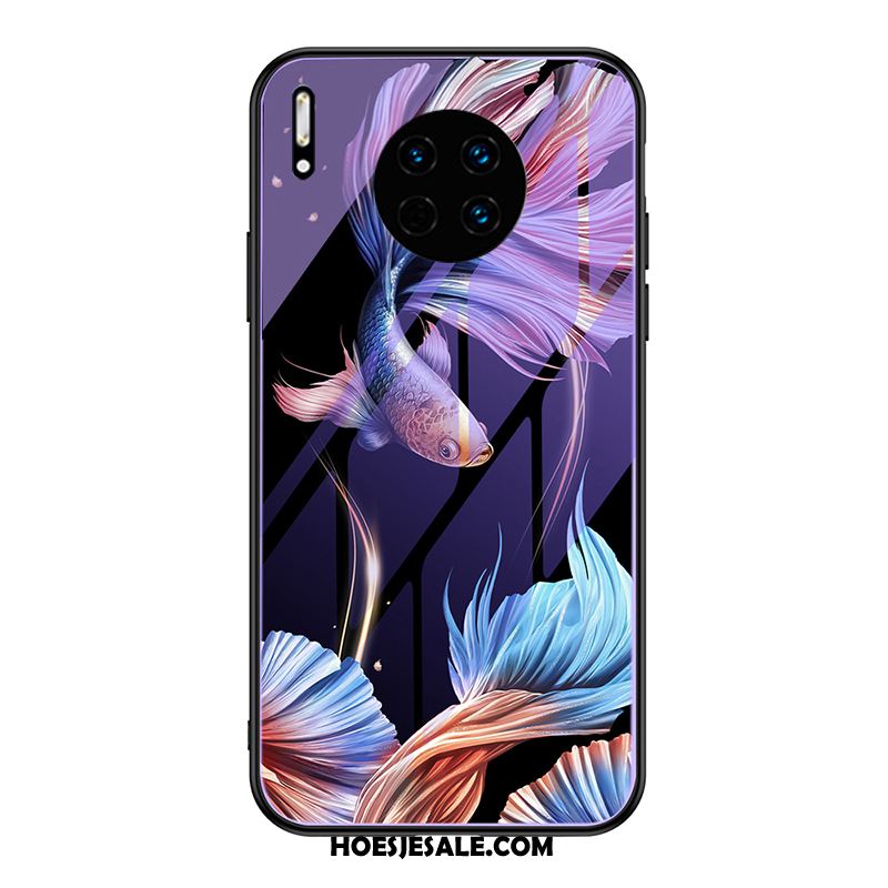 Huawei Mate 30 Hoesje All Inclusive Hoes Mobiele Telefoon Purper Lovers Goedkoop