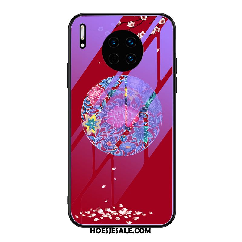 Huawei Mate 30 Hoesje All Inclusive Hoes Mobiele Telefoon Purper Lovers Goedkoop