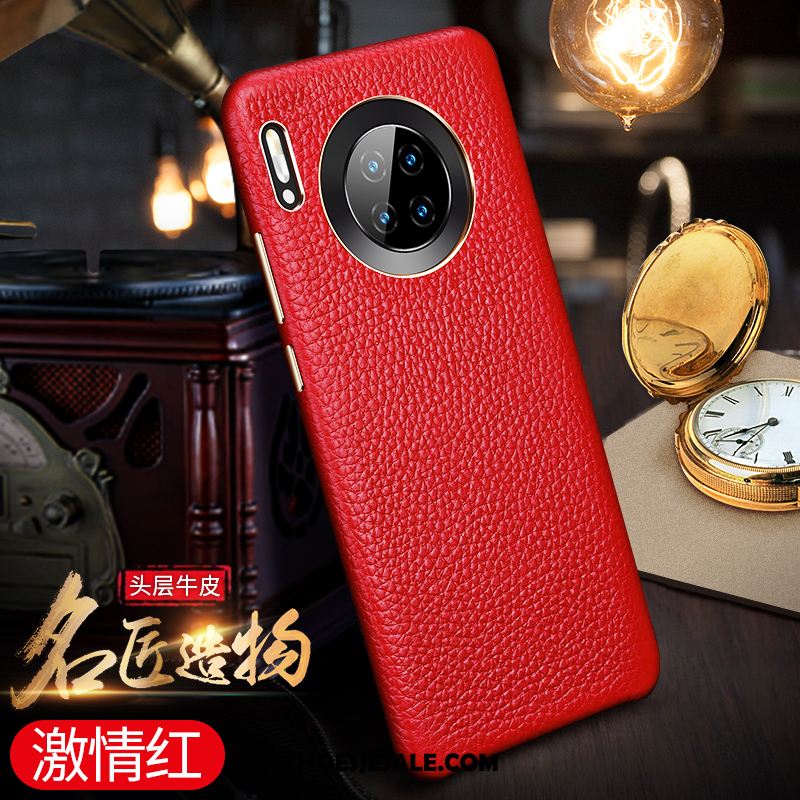 Huawei Mate 30 Hoesje Anti-fall Nieuw Bescherming Leren Etui All Inclusive Sale