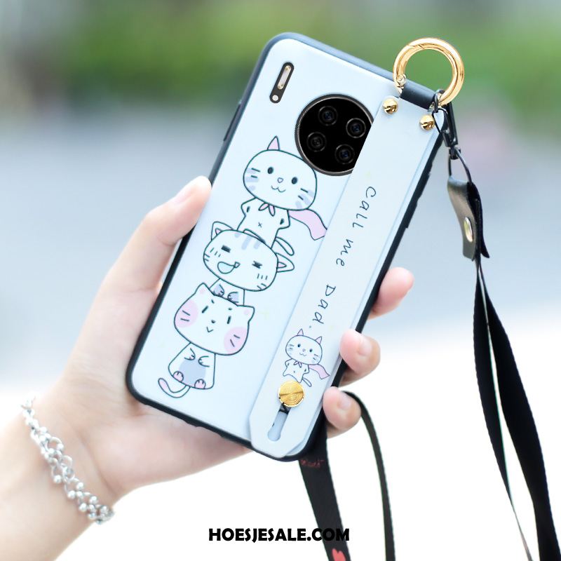 Huawei Mate 30 Hoesje Bescherming Zacht Hoes Tempereren Hanger Winkel