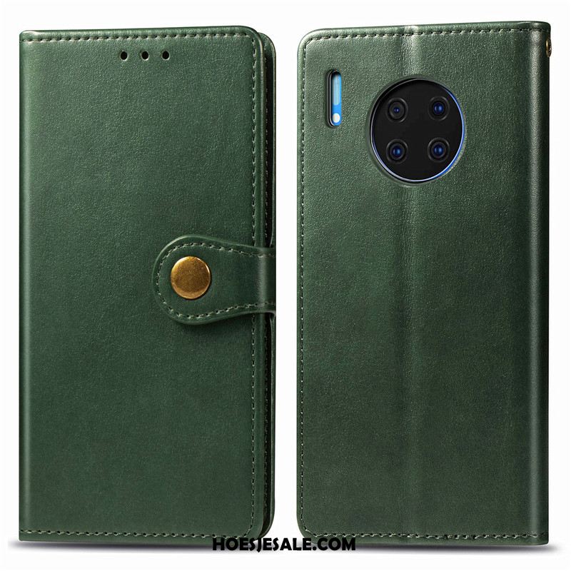 Huawei Mate 30 Hoesje Effen Kleur Mobiele Telefoon Eenvoudige Hanger Bedrijf Sale