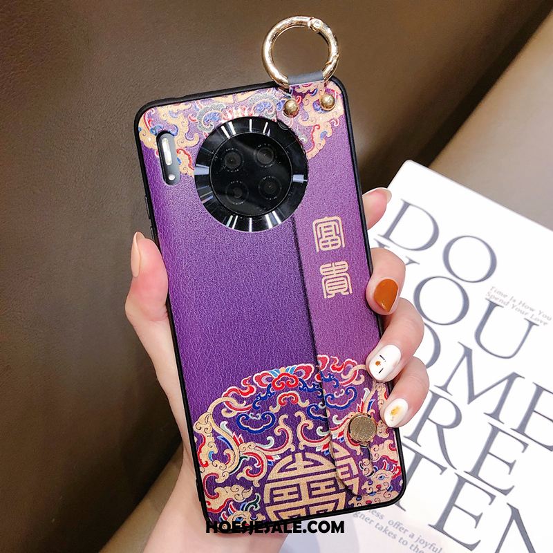 Huawei Mate 30 Hoesje High End Nieuw Hoes Anti-fall Purper Online