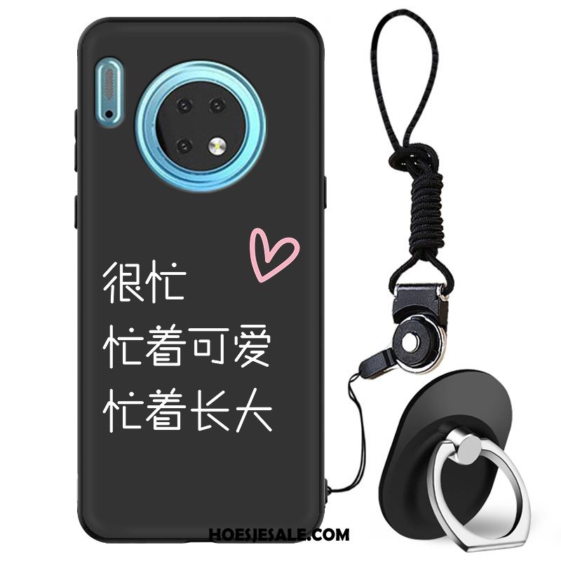 Huawei Mate 30 Hoesje Hoes Persoonlijk Bescherming Zwart Scheppend Goedkoop