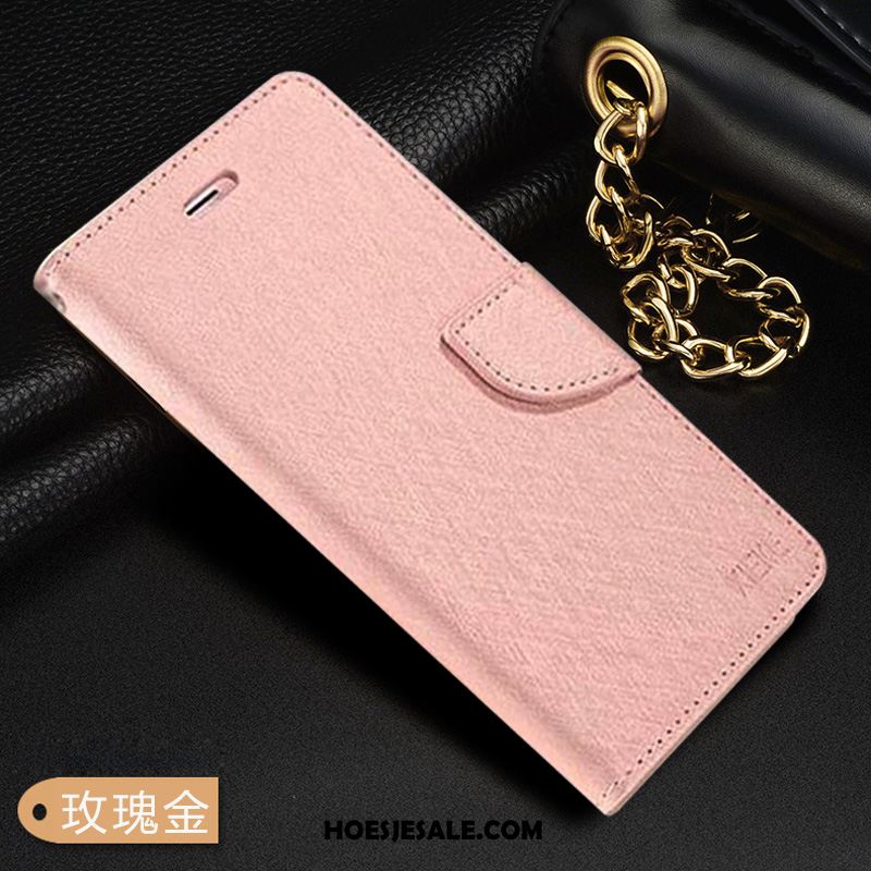 Huawei Mate 30 Hoesje Kaart Rood Anti-fall Leren Etui Clamshell Kopen