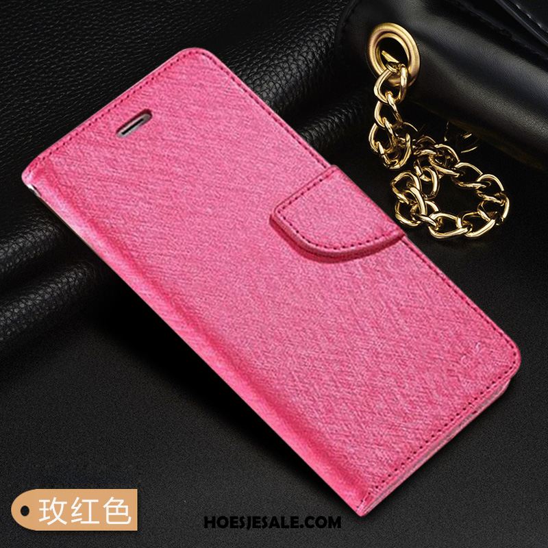 Huawei Mate 30 Hoesje Kaart Rood Anti-fall Leren Etui Clamshell Kopen