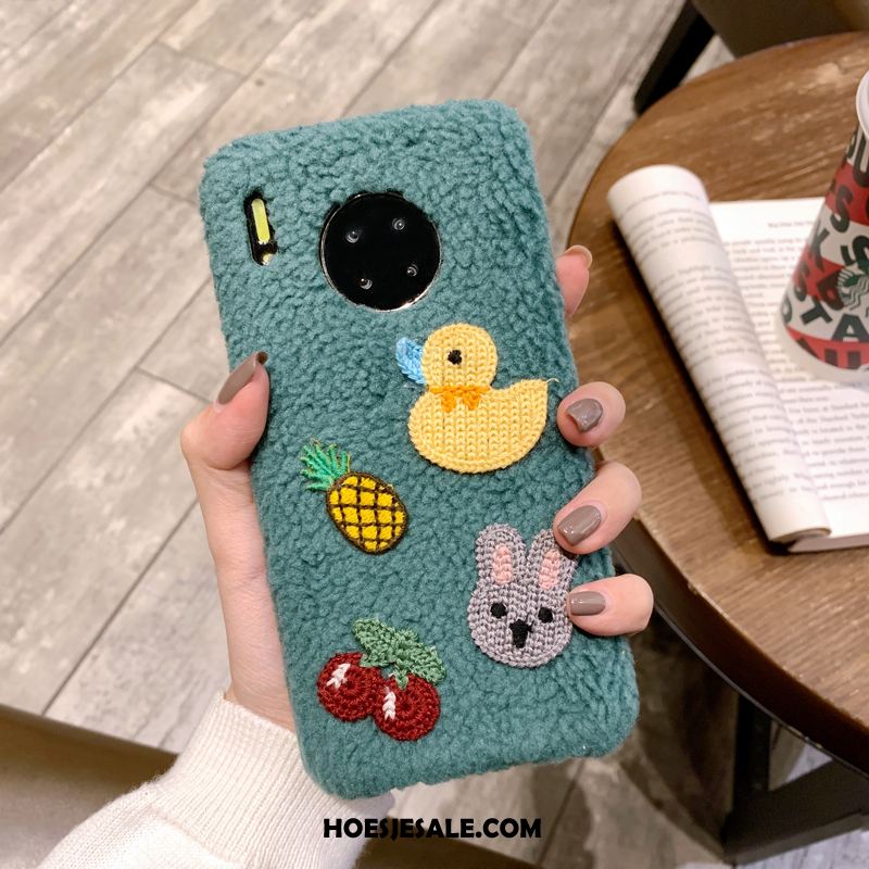 Huawei Mate 30 Hoesje Lovers Anti-fall Pluche Spotprent Mobiele Telefoon Kopen