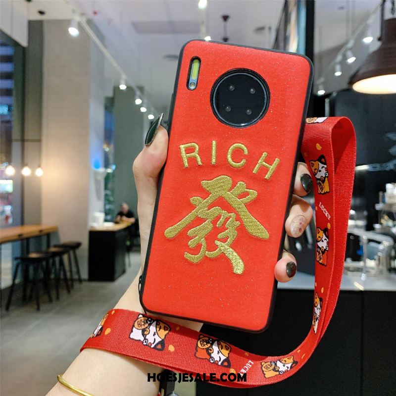 Huawei Mate 30 Hoesje Nieuw Scheppend Net Red Rood Mobiele Telefoon Aanbiedingen