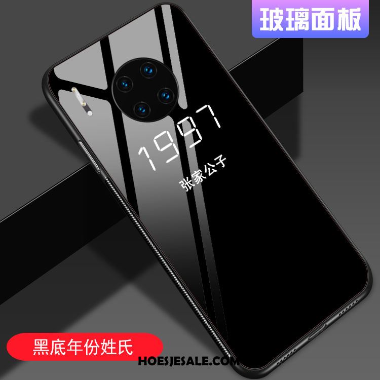 Huawei Mate 30 Hoesje Pas Mobiele Telefoon Glas Zwart Net Red Korting