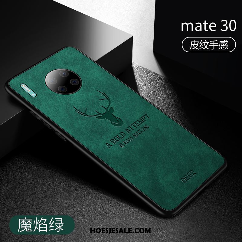 Huawei Mate 30 Hoesje Scheppend Leren Etui Anti-fall Hoes Trendy Merk Kopen
